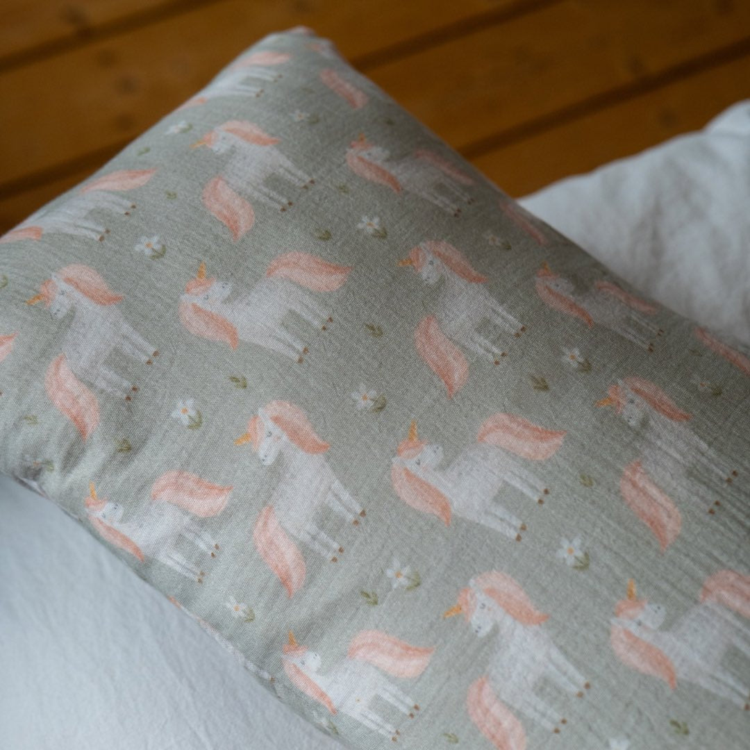 Kinderkussenhoes – Hydrofiel – Unicorn Dreaming image 0