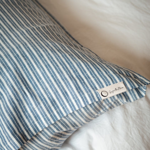 Body Pillow hoes, blauw-wit - Ocean Stripe image 1