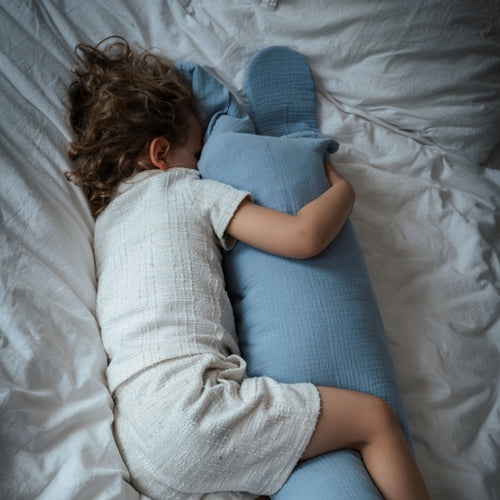 Kinderkussenhoes – Hydrofiel -  Blue Bunny image 0