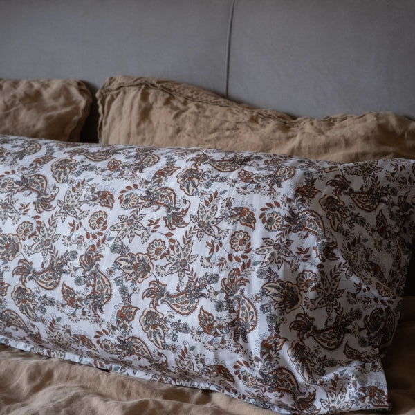 Body Pillow Hoes – Pure Paisley (100% Katoen) image 0